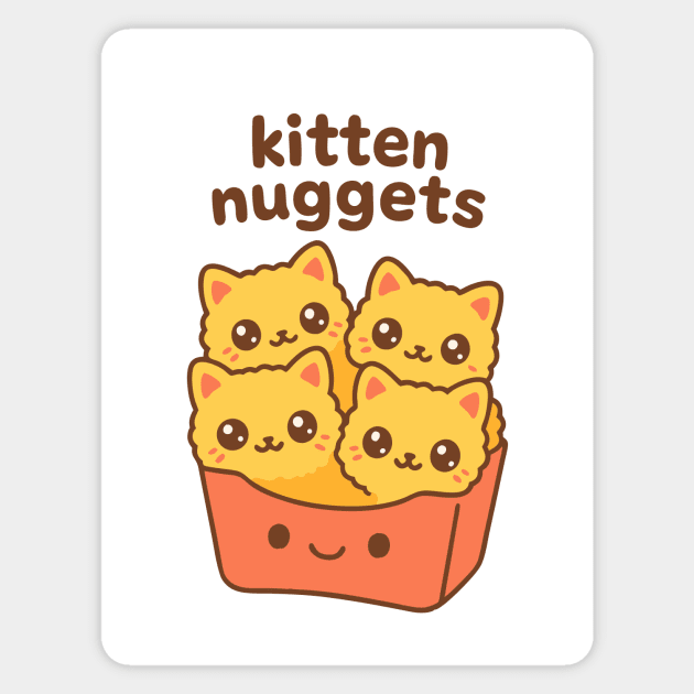 Kitten nuggets Magnet by CreativeSage